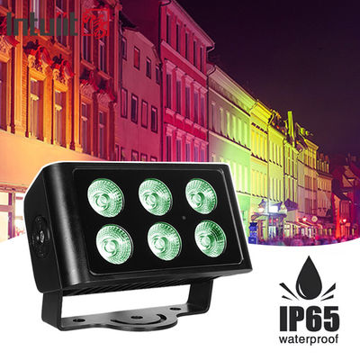 IP65 impermeabile Dmx 6X5W Rgbw Led Wash Inondazione Città Color Led Wall Washer