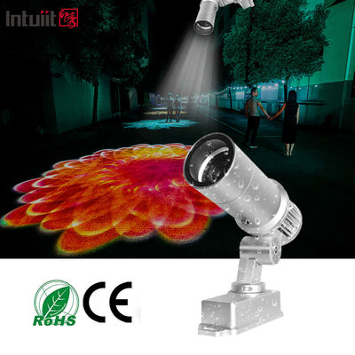 Proiettore di logo IP65 a prova d'acqua Luce natalizia all'aperto 60w LED Proiettore di logo Gobo Luce pubblicitaria all'aperto