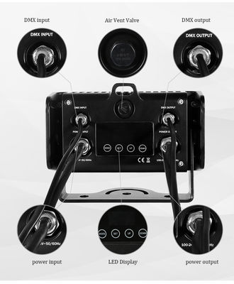 Faretto LED Wall Washer City Color 6x5W Impermeabile per Esterni 4in1 RGBW per Hotel e Edifici Modalità di Controllo DMX512
