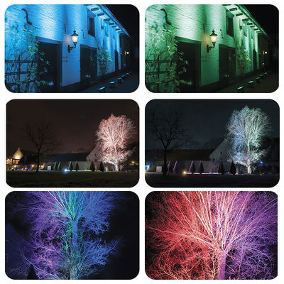 Lampada per lavastoviglie 40x10W RGBW 4-in-1 Proiettore impermeabile per City Stage Park Illuminazione a Led in alluminio