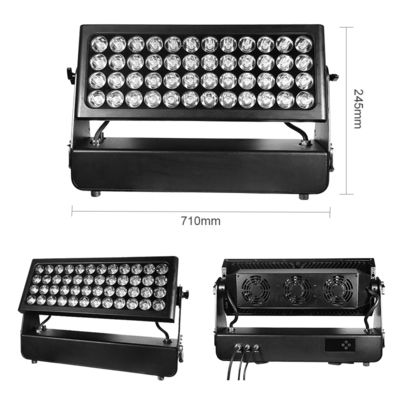 Luce di inondazione a LED da 2000 W all'ingrosso della fabbrica IP65 per esterni 48x40 W RGBW 4in1 Luce di lavaggio architettonica per il progetto di abbellimento della città