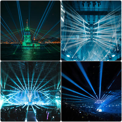 Sorgente luminosa laser da 100W personalizzata per palcoscenico, prisma, fascio laser, 100w, DMX512, luce controllata, testa mobile laser, IP66