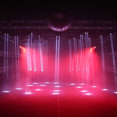 Testa mobile DJ Party Light 37*10W RGBW Quad 4 in 1 LED Wash Zoom