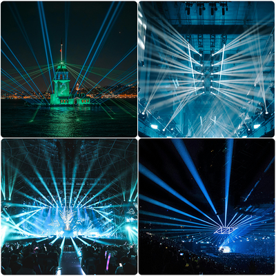 IP66 Laser Moving Head 100W Movinghead Beam Light per uso esterno