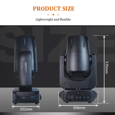 IP66 Laser Moving Head 100W Movinghead Beam Light per uso esterno