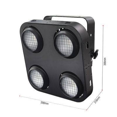 IP65 2in1 ambra e calda bianca impermeabile alla pannocchia Blinder Luce 4x90w 4eyes Audiale DMX512 Luce blinder a LED LED