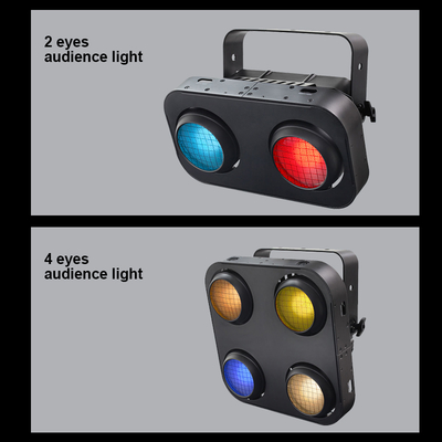 IP65 2in1 ambra e calda bianca impermeabile alla pannocchia Blinder Luce 4x90w 4eyes Audiale DMX512 Luce blinder a LED LED