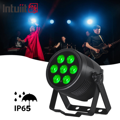 Faretto Par LED esterno IP65 impermeabile RGBWA-UV DMX 512 6 in 1 da 7*20W