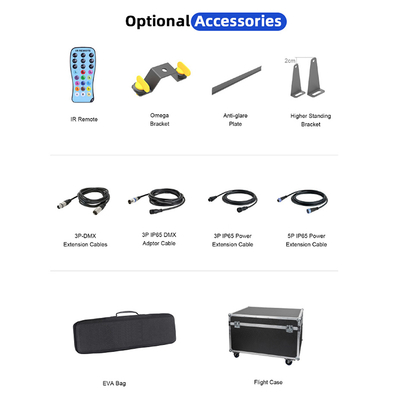 Wash Light IP20 DMX512 Soluzione Musicale Intelligente Avanzata 24*2W RGBW LED Luci Barra Lineare Wall Washer