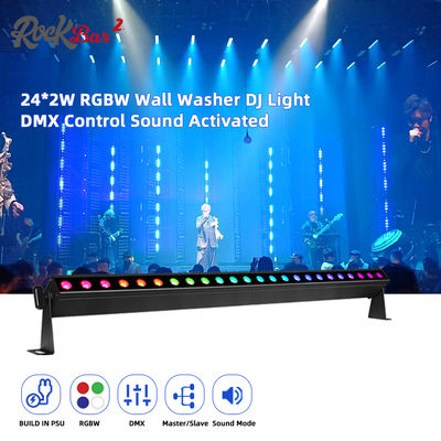 Barra wallwasher led 24*2W RGBW 4in1