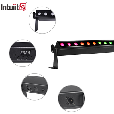 IP20 Batteria Alimentata 12x2W 0.5m 4in1 Luci Wall Washer a LED Alimentate a Batteria Luce da Palco