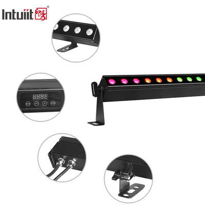 Potenza della batteria 24x2W DMX512 LED Wall Washer IP65 impermeabile con effetti RGBW per l'illuminazione esterna commerciale