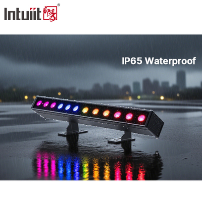 IP65 Batterie Power Led Wall Washer 12pcsx2W Rgbw 4in1 Led bar Light per esterni