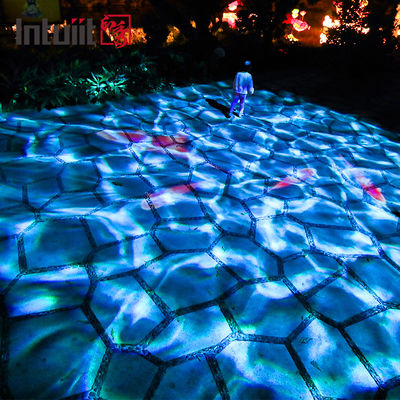 Proiettore da esterno effetto onda d'acqua IP65 | LED RGBW, opzioni da 60W a 400W, DMX512, luce a increspature in movimento per facciate, giardini