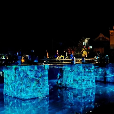 Proiettore da 100W con effetto onda d'acqua, luce per esterni, effetto increspature oceaniche, motivo personalizzato