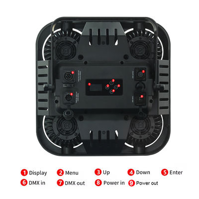 Led Amber Warm White 4x90w Quattro persiane per il palco Bar Notte Club Disco Strobe Pubblico Blinder Light