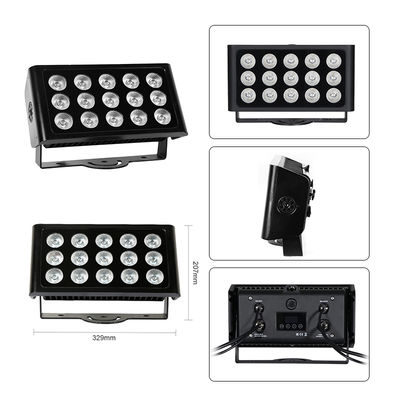 Fari City Color LED IP65 Esterno Impermeabile 80w RGBW 4in1 Wash DMX512/Controllo Automatico per DJ Disco Party Club