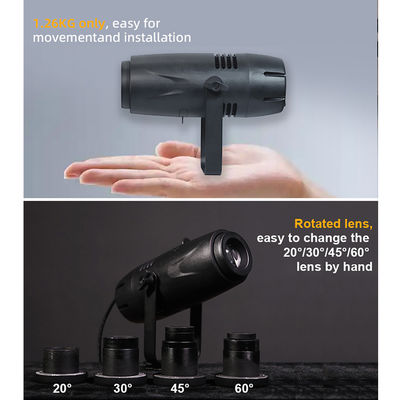 40w Ip20 Indoor Custom Advertising Gobo Led logo Proiettore luce