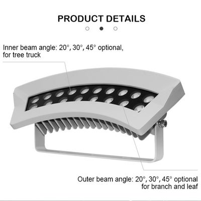 Faretto LED da 36W con Funzione Cambia Colore per Illuminazione Alberi Esterna IP65 Corpo in Alluminio Alimentazione AC