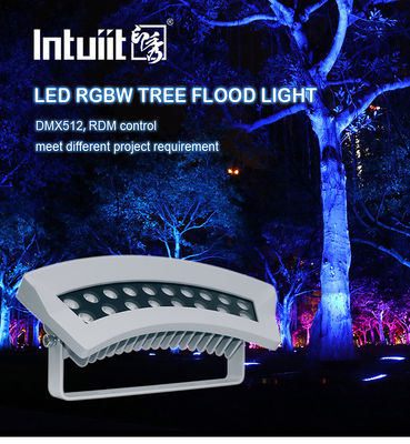 Faretto LED da 36W con Funzione Cambia Colore per Illuminazione Alberi Esterna IP65 Corpo in Alluminio Alimentazione AC