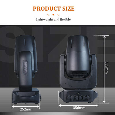 Testa mobile a LED da 200W con gobos, impermeabile IP66, per concerti e festival