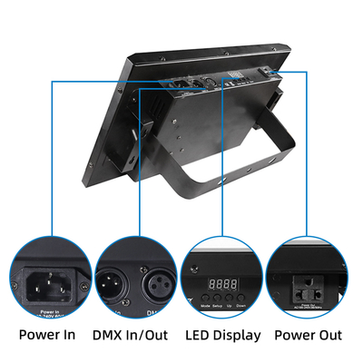 Barra luminosa a LED RGB all'ingrosso per discoteca, luci stroboscopiche da 36W per feste DJ, matrimoni, illuminazione scenica DMX512