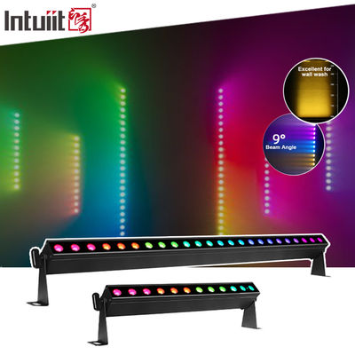 LED 12/24x2W RGBW 4IN1 Led Wall Wash Light LED Bar DMX Line Bar Wash Stage Light Festa di nozze Eventi di illuminazione