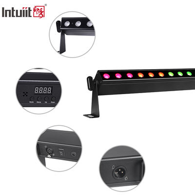 LED 12/24x2W RGBW 4IN1 Led Wall Wash Light LED Bar DMX Line Bar Wash Stage Light Festa di nozze Eventi di illuminazione