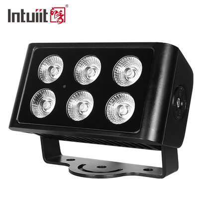 6x5W Indoor IP65 Square DMX RGBW LED Flood Light For Building Facade LED Wall Washer Floodlight