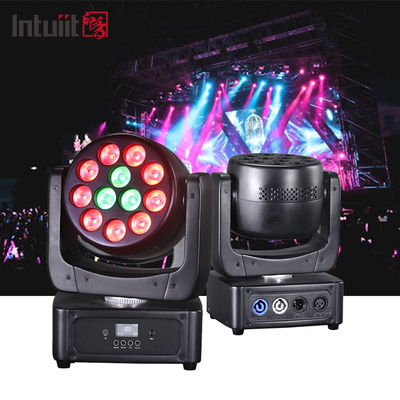 12x8W RGBW LED Moving Head Wash Stage Light Disco Party Beam Effect DMX Controllo per il parco a tema notturno