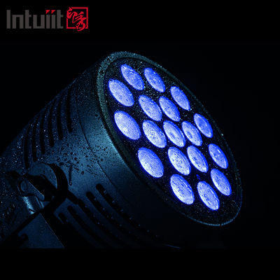 IP65 18*20w Rgbwauv 6in1 Led Ignifuga Par Light Stage Light Outdoor Dj up Illuminazione matrimonio