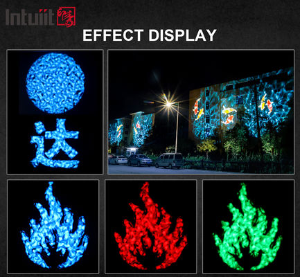 400W Outdoor IP65 LED Logo Gobo Projector Effetto ondulativo di luce per la pubblicità Resistente alle intemperie