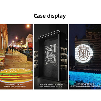 Proiettore Gobo personalizzato per esterni IP65 impermeabile da 60W a LED per proiezione a pavimento