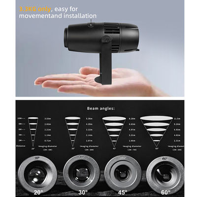 Segnali pubblicitari personalizzati proiettore di segnali statici da 60 W, pubblicità a LED, segnale di proiettore esterno impermeabile