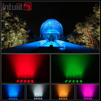Luce di inondazione professionale a LED impermeabile IP65 15x5W RGBW 4 in 1 Luce spot per esterni in alluminio Lampada da lavaggio architettonica