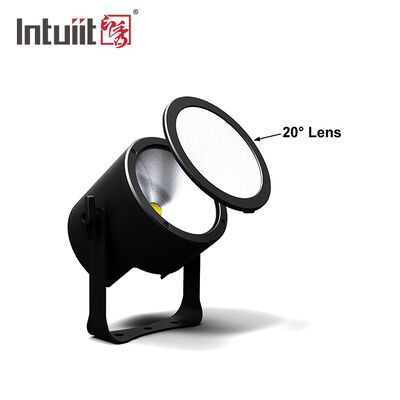 120W RGBW 4in1 COB Zoom Par Can Light con RGBW per matrimonio in teatro di chiesa