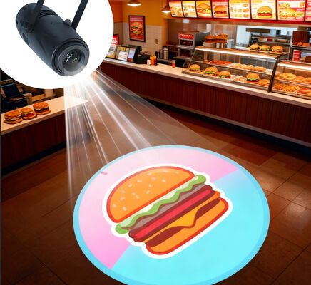 Proiettore di logo 40W luci proiettori GOBO personalizzati per negozi per la pubblicità e il matrimonio