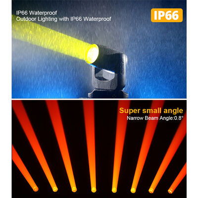 2025 Pro IP66 100W Laser Moving Head Light Outdoor Impermeabile Fascio di luce da palco DMX DJ Apparecchi di illuminazione