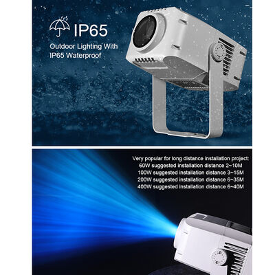 100W Effetto onde d'acqua Oceano Lampade ondulate Outdoor IP65 Led Gobo Proiettore per edifici pubblicitari con luce onde d'acqua