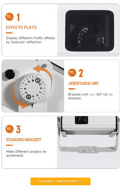 Proiettore di stelle Firefly Lights Laser di Natale RGB Scolorimento 13W per albero Soffitto Giardino Prati Cortile Uso Esterno Interno