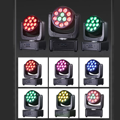 LED Wash Moving Head MINI 12*8W Illuminazione per palcoscenico DMX512 Luce di testa mobile attivate dal suono