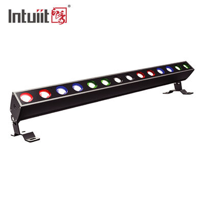 Illuminazione da parete lineare a LED impermeabile 140W RGBW 4in1 IP65 14x10W DMX512/RDM Illuminazione per edifici a colori per città