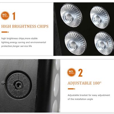 Luce di inondazione professionale a LED impermeabile IP65 15x5W RGBW 4 in 1 Luce spot per esterni in alluminio Lampada da lavaggio architettonica