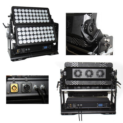 Luce da Parete a LED da Esterno Impermeabile Doppia RGBW DMX 800W IP65 per Città, Hotel, Giardino