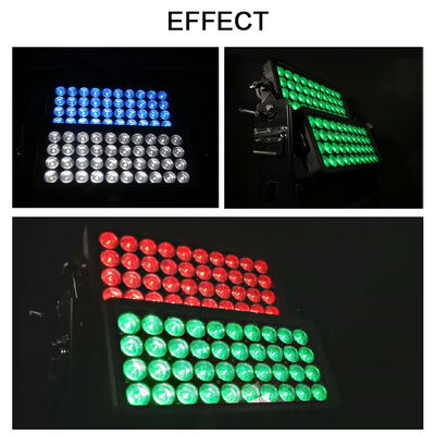 LED 800W Outdoor Stage Lighting Double Layer City Color Lighting Wall Wash LED Floodlight for Bar DJ Building Decoration IP65 DMX
