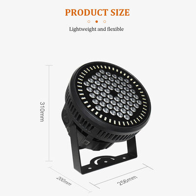60*12W RGBW 4in1 IP65 Outdoor LED PAR Can Uplighting Set DMX512 Stage Wash Light per la facciata dell'edificio per eventi di nozze
