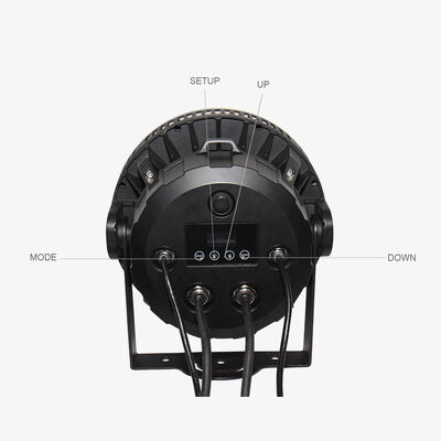 60*12W RGBW 4in1 IP65 Outdoor LED PAR Can Uplighting Set DMX512 Stage Wash Light per la facciata dell'edificio per eventi di nozze