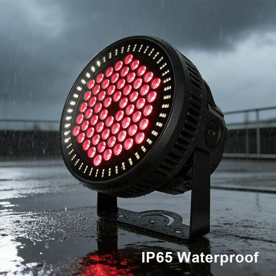 60*12W RGBW 4in1 IP65 Outdoor LED PAR Can Uplighting Set DMX512 Stage Wash Light per la facciata dell'edificio per eventi di nozze