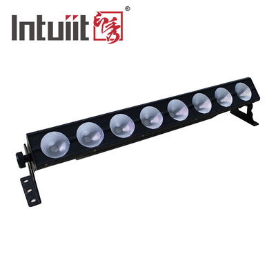 Barra di luci da palcoscenico a LED RGB 8*15W, luci stroboscopiche da DJ per feste, lavaparete 3 in 1 per interni con controllo DMX, riproduzione automatica per chiese, Natale, matrimoni, balli