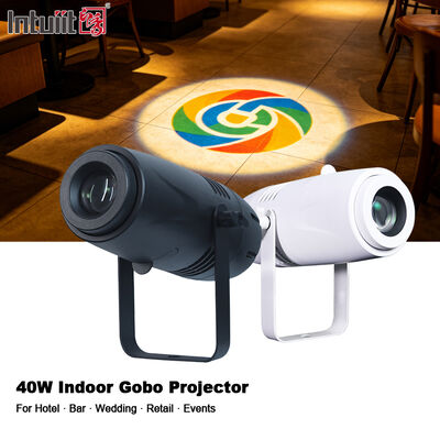 Proiettore pubblicitario LED 40W ad alta definizione CE RoHs Proiettore logo Gobo